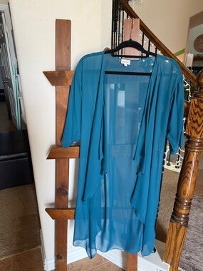 LuLaRoe Teal Blue Swim Coverup